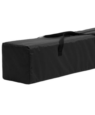 Portable Elevated Pet Bed with Storage Bag & Wheels, Foldable Cot for Dogs & Cats