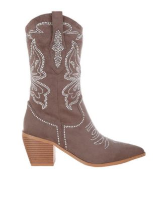 Women's Latafa Rhinestones Embellished Cowboy Boots