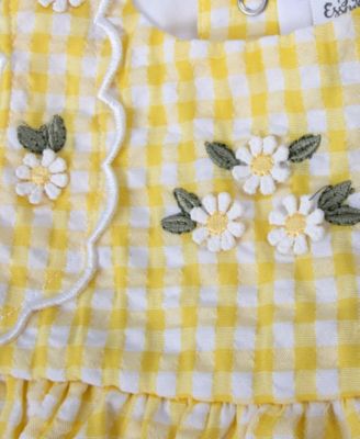 Baby Girls' Seersucker Floral Romper & Headband, 2-Piece Set