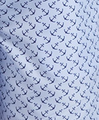 Boys Anchors Printed Swim Shorts