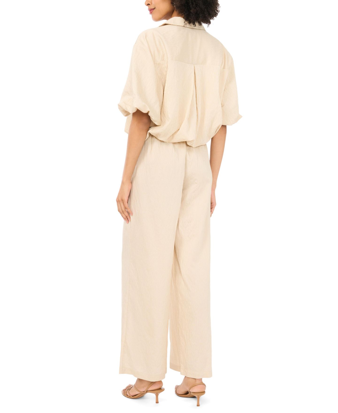Женская куртка Vince Camuto Cropped Collared Neck, цвет: Берёзовый — фото 4