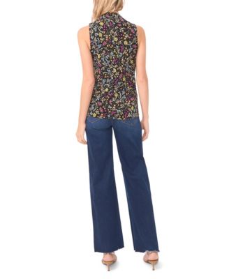 Women's Printed Wrap Top