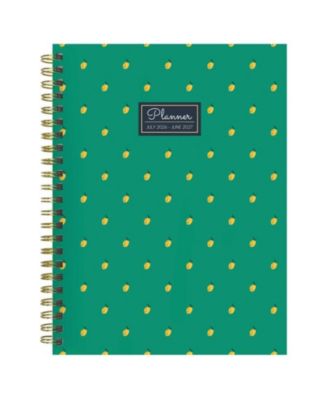 July 2026 - June 2027 Lovely Lemon Medium Weekly Monthly Planner