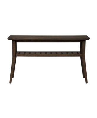 Liberty Furniture Ventura Blvd Sofa Table in Bronze Spice