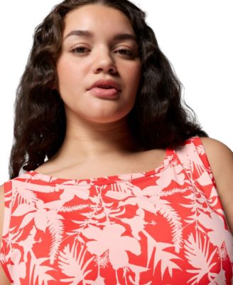 Plus Size Chill River Printed Active Dress