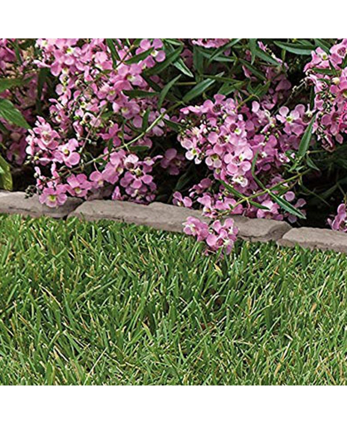 Suncast Quick Edge Resin Material 35 Inch Single Strip Lawn Edging, Flagstone