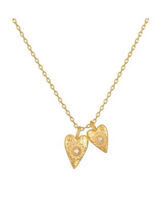 Sacred Connection Topaz Lotus Heart Necklace