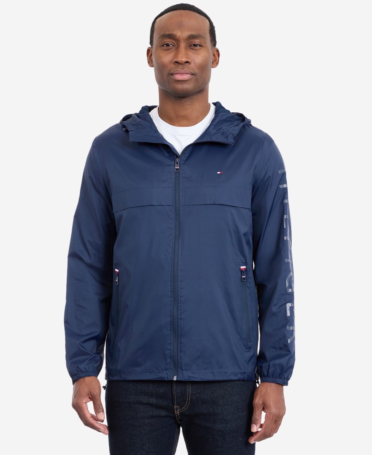 Tommy Hilfiger Men's Hooded Windbreaker Jacket