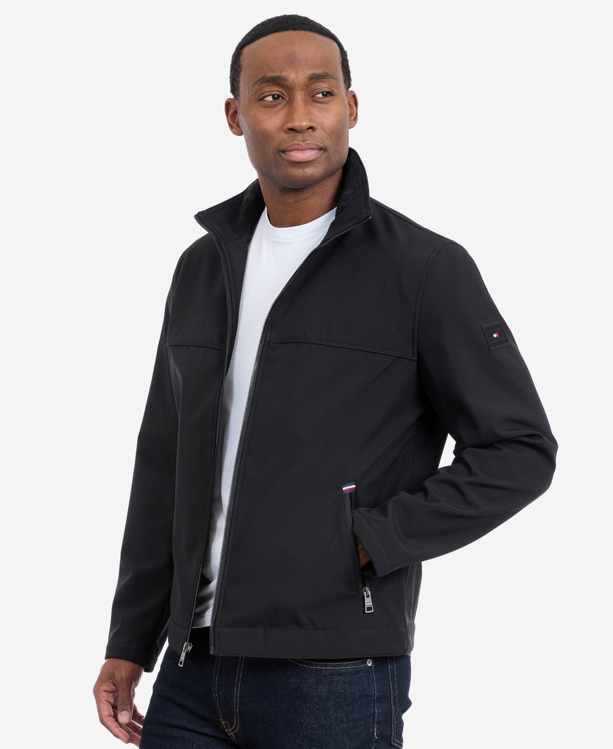 Tommy Hilfiger Men's Softshell Hipster Long-Sleeve Jacket