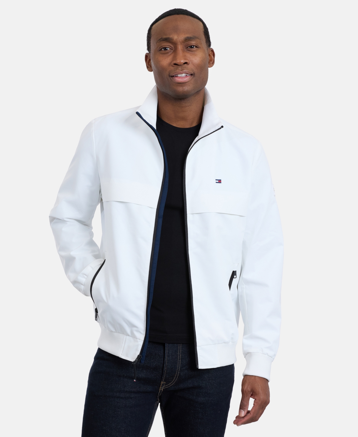 Tommy Hilfiger Men's Water Resistant Boating Regular Fit Jacket
