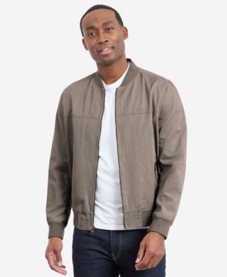 Men's Collared Bomber Jacket