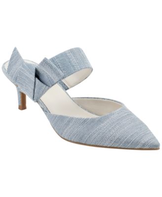 Women's Millie Bow Strap Kitten Heel Mules