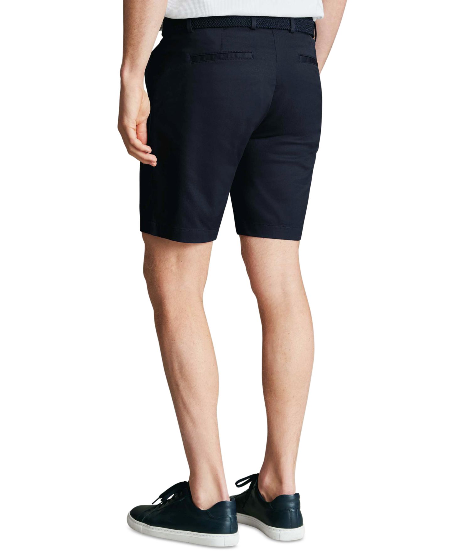 Мужские шорты Charles Tyrwhitt Regular-Fit Performance, цвет: Тёмно-синий — фото 3