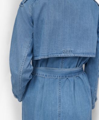 Women's Storm Flap Denim Trench Coat