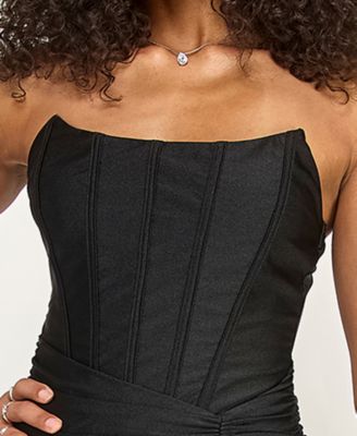 Women's Ruched Corset Gown