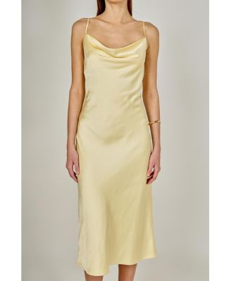 Women's Satin Midi Dress