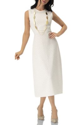 Women's Textured Midi Dress