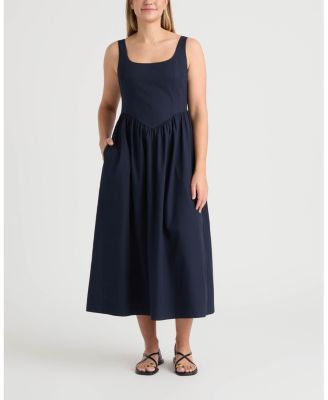 Women's Poplin Bustier Dress