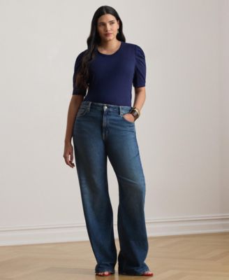 Plus Size Hamida Knit Crew Neck Top