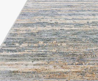 Pandora PAN-06 Ivory/Blue 2'6" x 16' Runner Area Rug