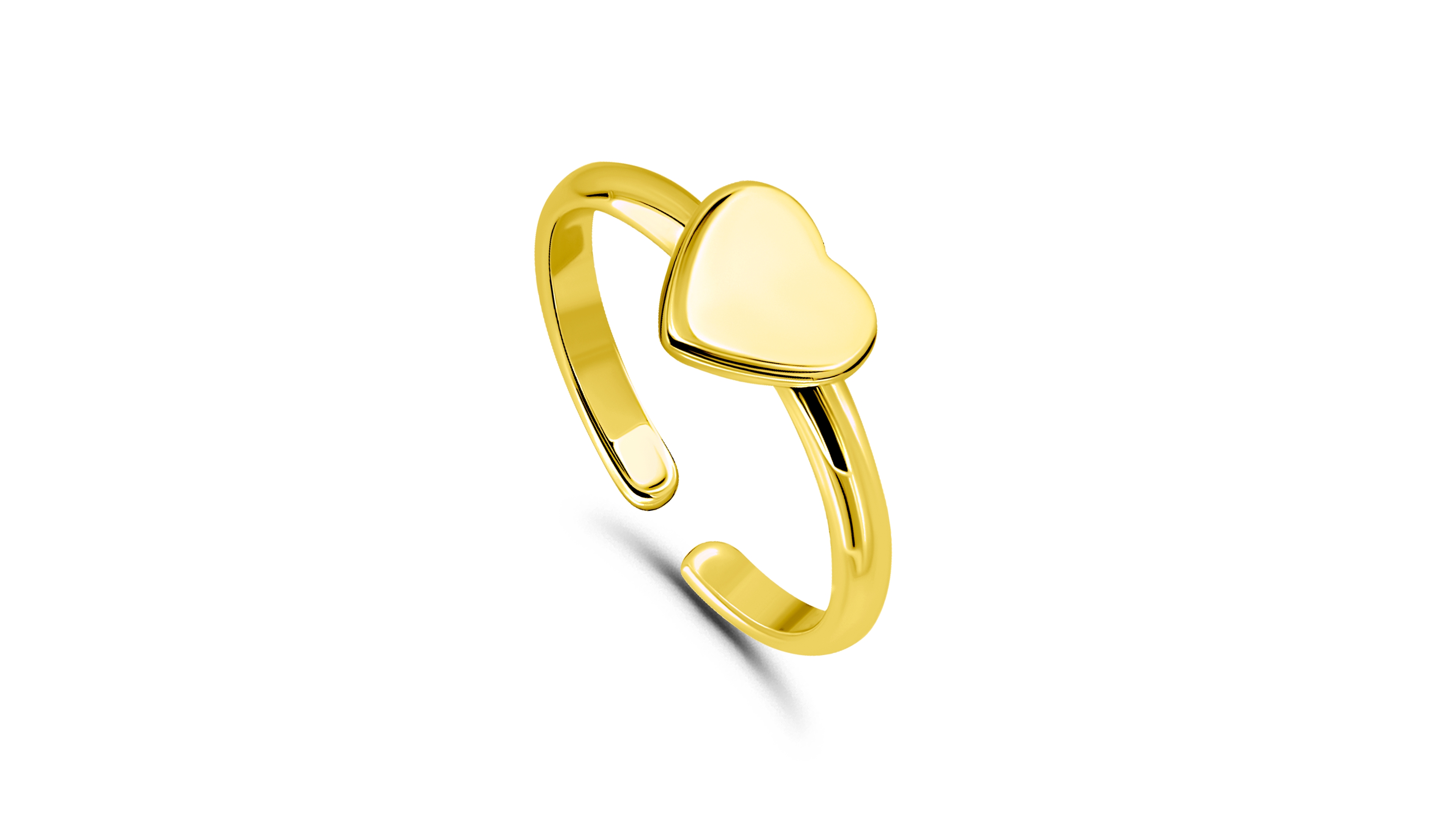 Giani Bernini Polish Heart Adjustable Toe Ring. Sterling Silver. Created for Macy's.