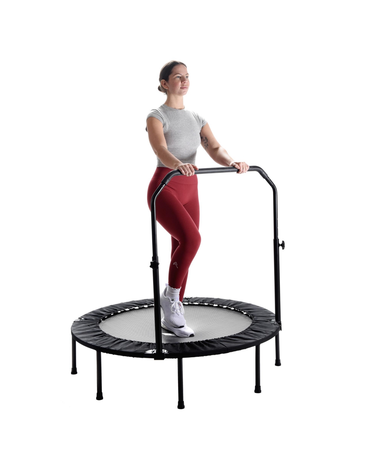 Stamina Products Stamina inMotion 48" Round Fitness Trampoline with Adjustable Handlebars