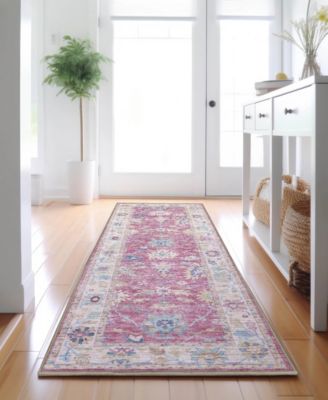 Hatay Washable HY7 2'3"x7'6" Runner Area Rug