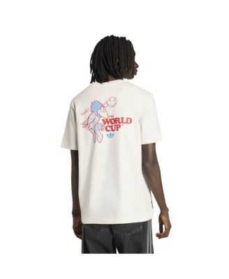 Men's White 1998 FIFA World Cup Footix Mascot T-Shirt