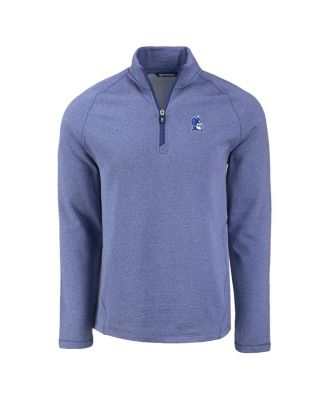 Men's Heather Blue Duke Blue Devils Peshastin Eco Fleece Quarter-Zip Sweatshirt