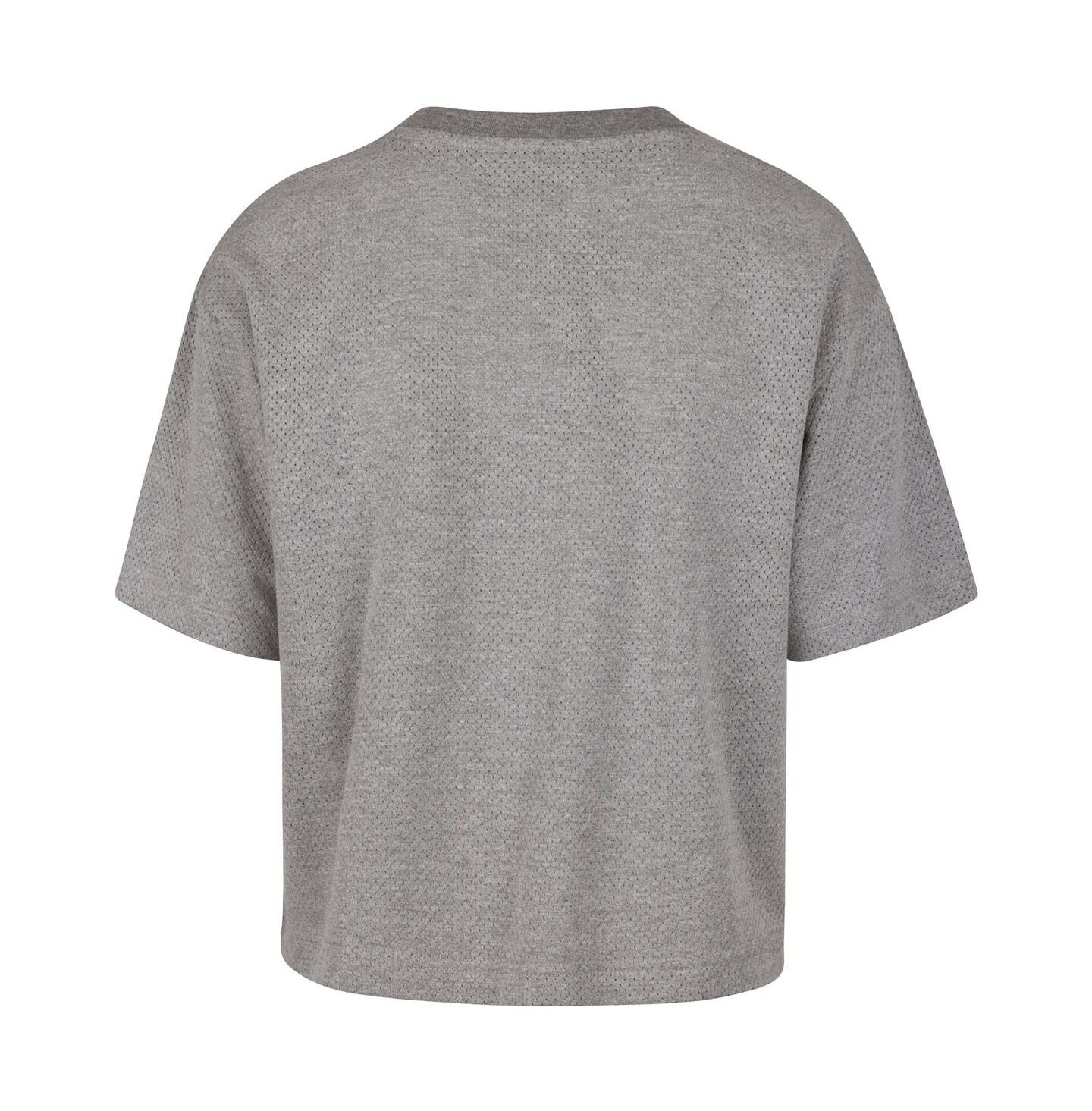 Женская футболка '47 Brand Gray Boston Celtics Pivot Drop Needle Cropped — фото 3
