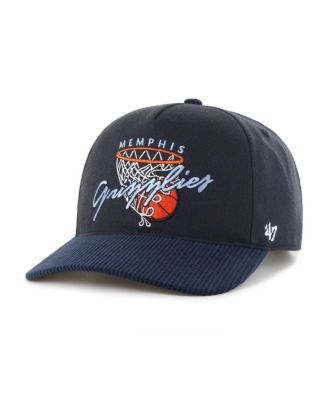 Men's Navy Memphis Grizzlies Nothing But Net Hitch Adjustable Hat