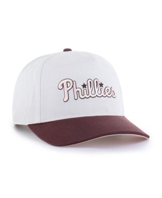  Women's Stone/Burgundy Philadelphia Phillies Love Letter Adjustable Hitch Hat
