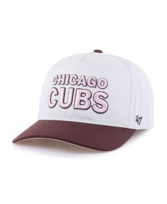 Women's Stone/Burgundy Chicago Cubs Love Letter Adjustable Hitch Hat