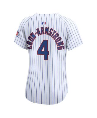 Women's Pete Crow-Armstrong White Chicago Cubs 150th Anniversary Limited Jersey
