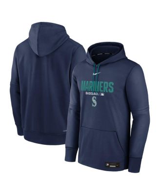 Men's Navy Seattle Mariners Authentic Collection Therma-FIT Hoodie