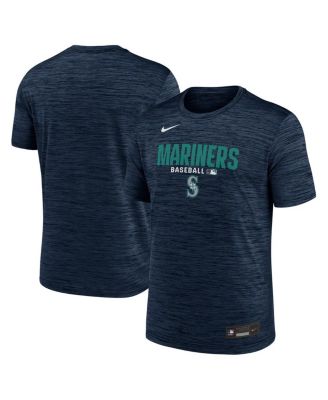 Men's Navy Seattle Mariners Authentic Collection Velocity Dri-FIT T-Shirt