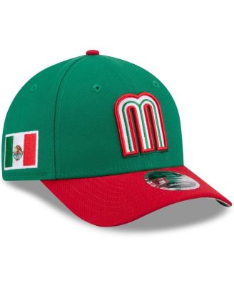 Men's Green/Red Mexico Baseball 2026 World Baseball Classic 9FORTY M-Crown Adjustable Hat