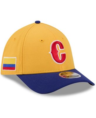 Men's Yellow/Blue Colombia Baseball 2026 World Baseball Classic M-Crown 39THIRTY Flex Hat