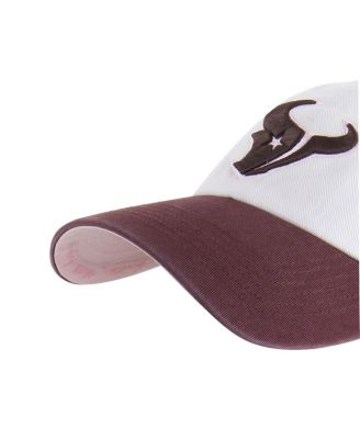  Women's Stone/Burgundy Houston Texans Love Letter Clean Up Adjustable Hat