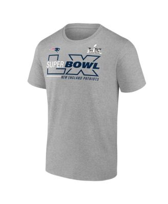 Men's Heather Gray New England Patriots Super Bowl LX Roster T-Shirt