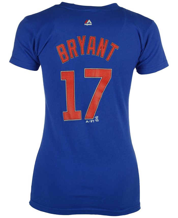Majestic Women's Kris Bryant Chicago Cubs Player T-Shirt - Macy's