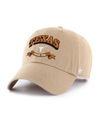 Men's Khaki Texas Longhorns Region Clean Up Adjustable Hat