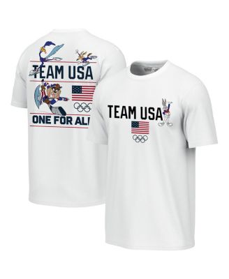 Men's White Looney Tunes Skate Rush T-Shirt