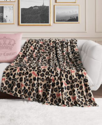 Printed Plush Oversized Throw, 60" x 70"