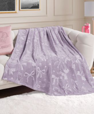 Embossed Plush Oversized Throw, 60" x 70"