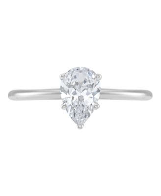 IGI Certified Lab Grown Diamond Solitaire Engagement Ring (1 ct. t.w.) in 14k Yellow and White Gold or 14k White Gold