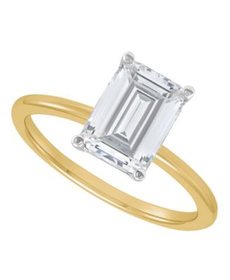 IGI Certified Lab Grown Diamond Solitaire Engagement Ring (2-1/2 ct. t.w.) in 14k White Gold or 14k Two Tone Gold
