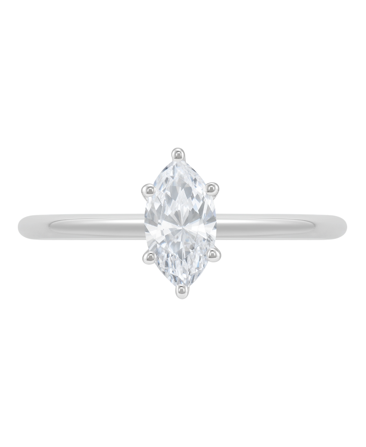 Grown With Love Igi Certified Lab Diamond Solitaire Engagement Ring (1/2 ct. t.w.) 14k Yellow Gold (Also White Gold)