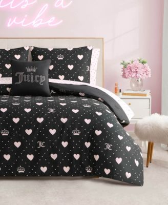 Hearts Diamond Bed in a Bag 8-Pc. Comforter Set, King