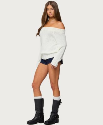 Womens Noemi Off Shoulder Sweater